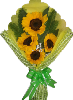 Ramo 4 girasoles, imagen-2