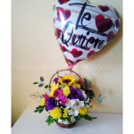 Canasto floral con globo, imagen-2