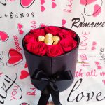 Joyero de rosas y girasoles, con bombones, imagen-2