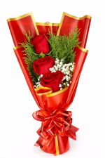Ramo de 3 rosas (Cod 001)